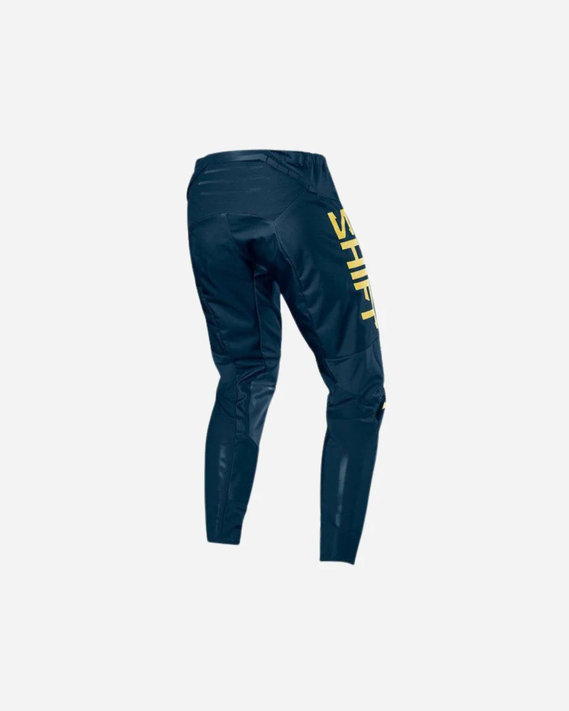 Pantalon Shift Racing 3LACK Édition Spéciale - Bleu Marine/Or