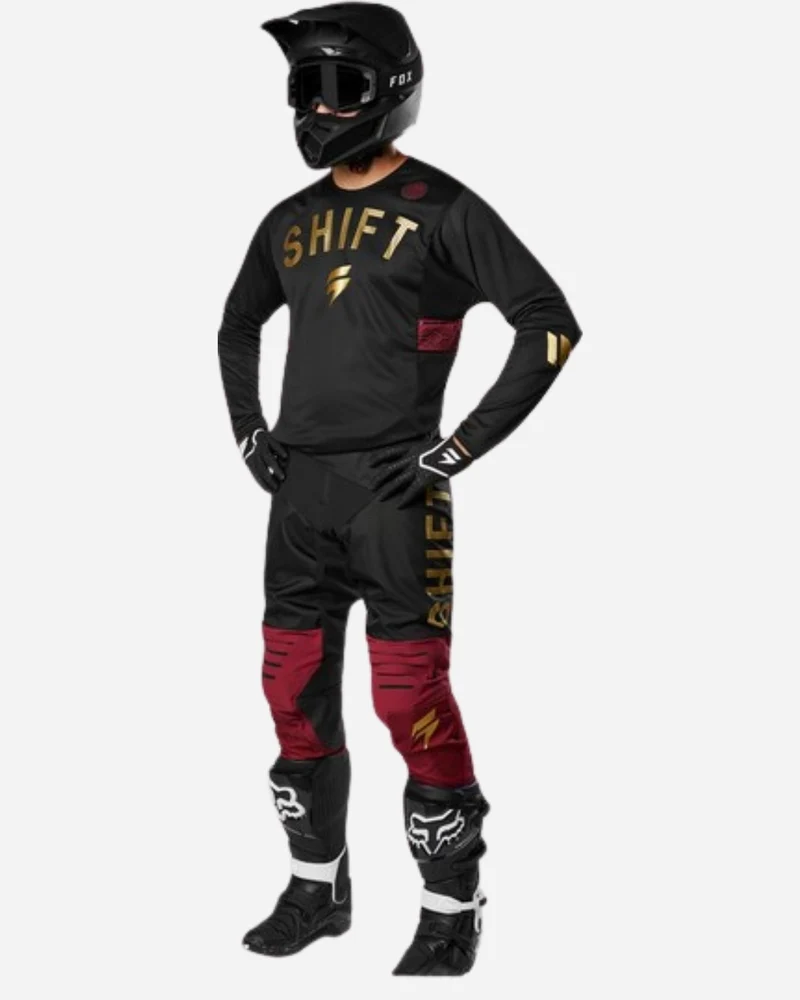 Pantalon Shift Racing 3LACK Édition Spéciale Mexico - Noir/Rouge