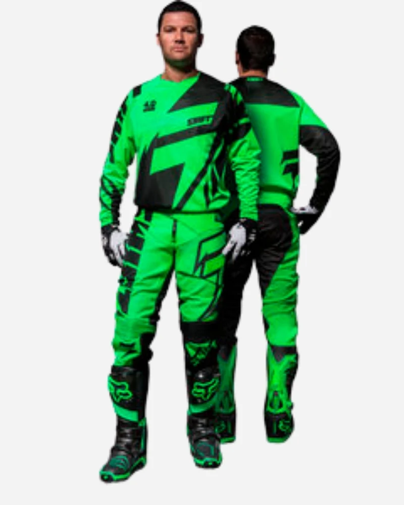 Pantalon Shift Racing Fact Mainline - Vert Fluo