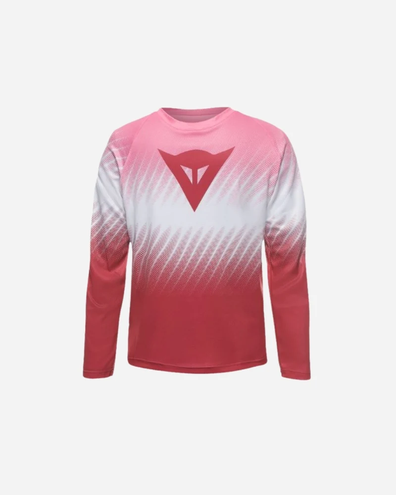 Maillot Manches Longues Enfant Dainese Scarabeo - Rose/Blanc