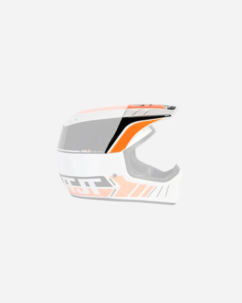 Visière JT Racing ALS-02 - Blanc/Orange