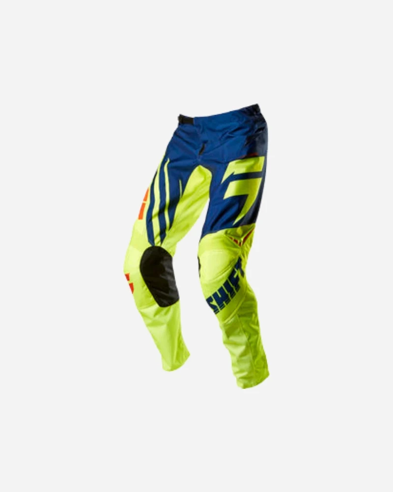 Pantalon Shift Racing Assault Race - Bleu Marine/Jaune