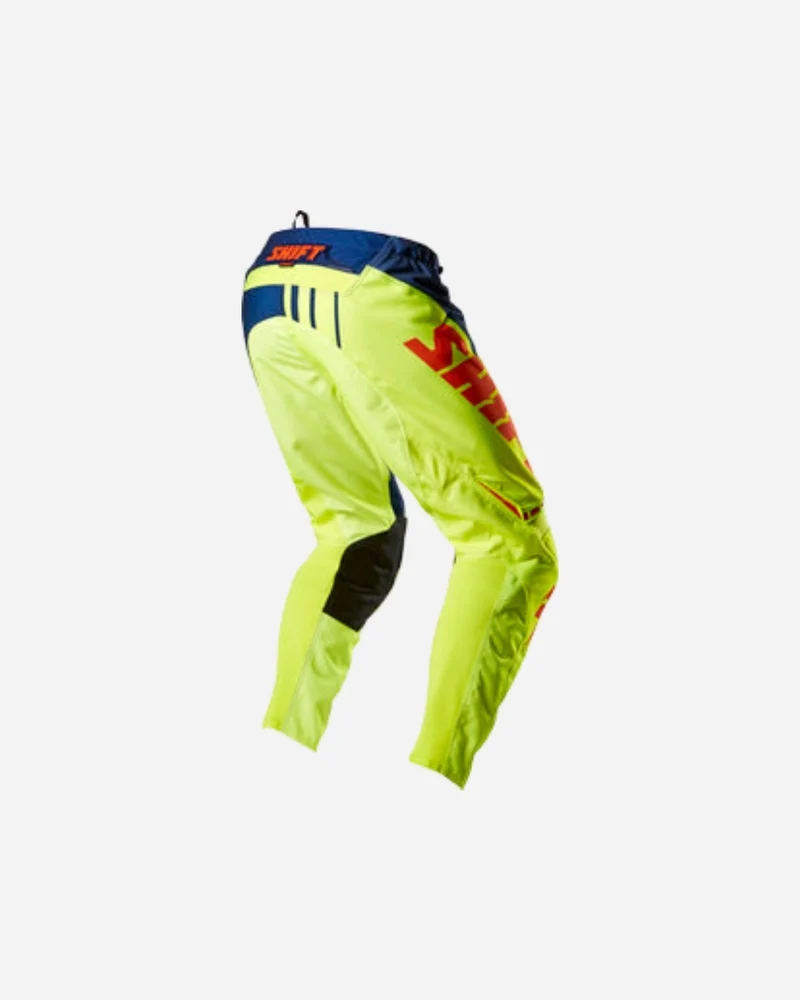 Pantalon Shift Racing Assault Race - Bleu Marine/Jaune