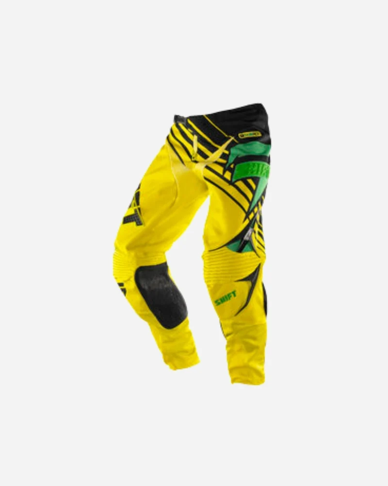 Pantalon Shift Racing Faction Satellite - Vert/Jaune