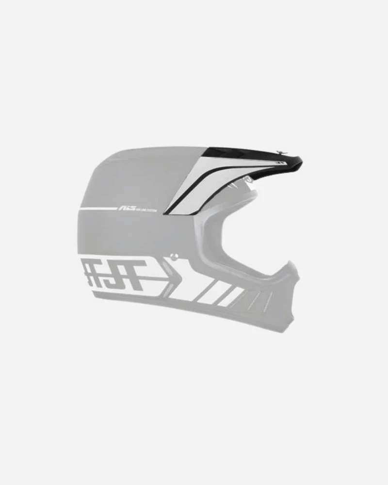 Visière JT Racing ALS 2.0 - Noir/Blanc