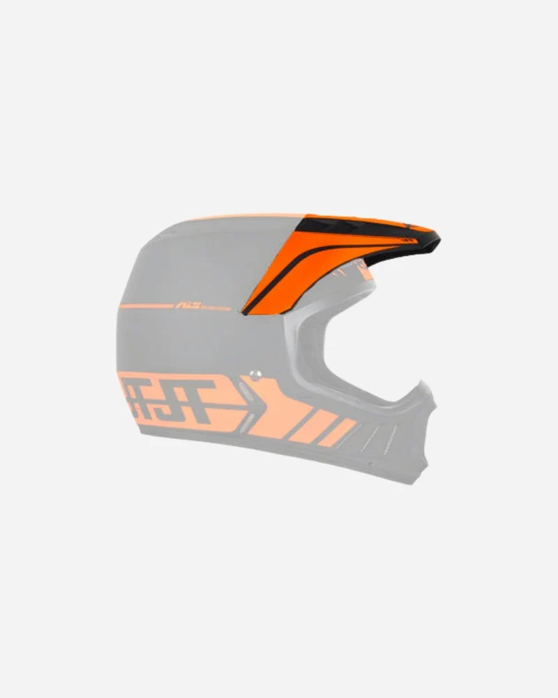 Visière JT Racing ALS 2.0 - Noir/Orange fluo