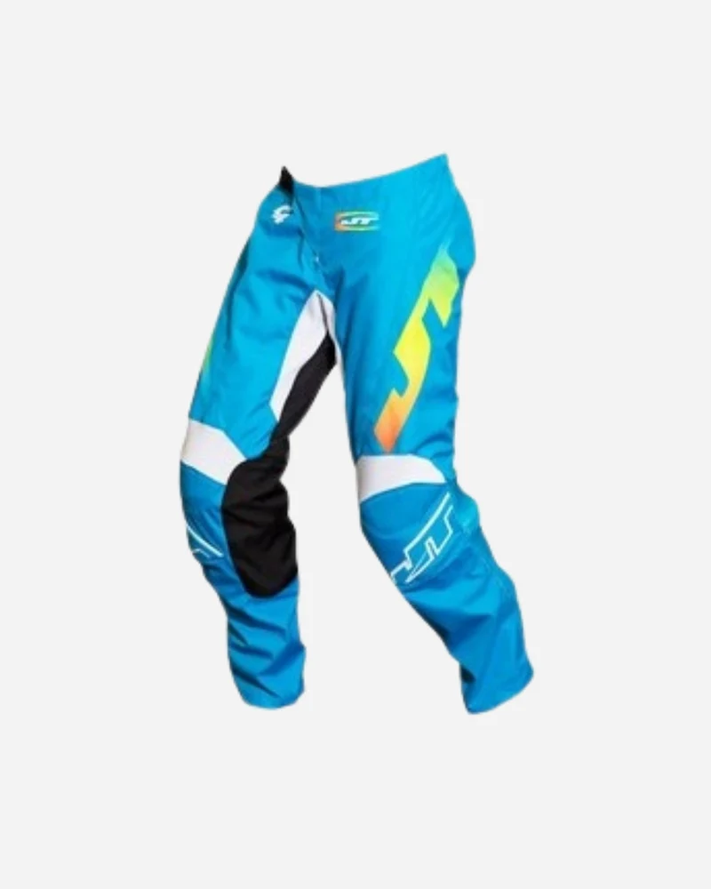 Pantalon JT Racing C4 Rasta - Cyan Multi