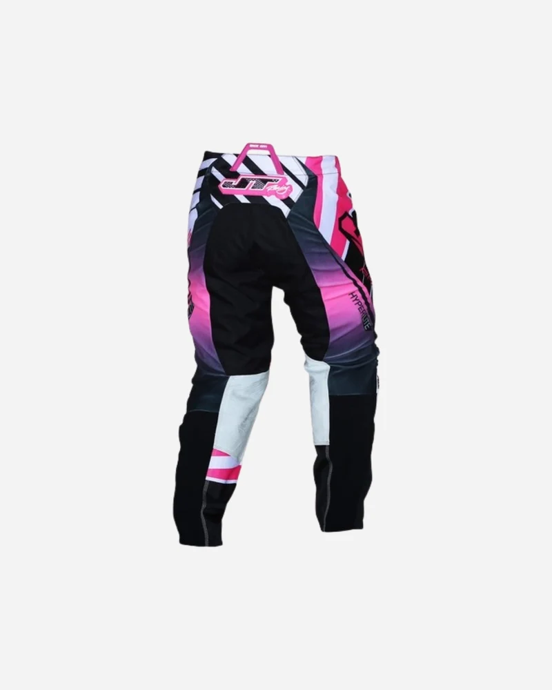 Pantalon JT Racing Hyper Lite - Noir/Rose/Blanc