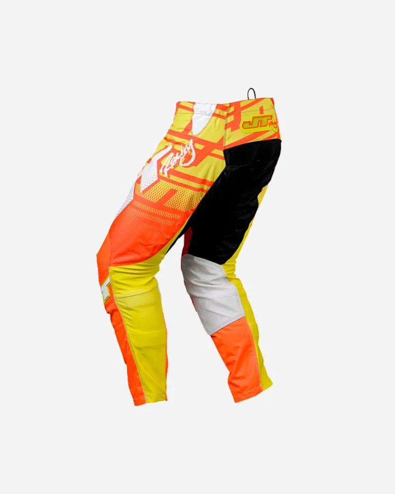 Pantalon JT Racing Echo Flex - Orange/Jaune