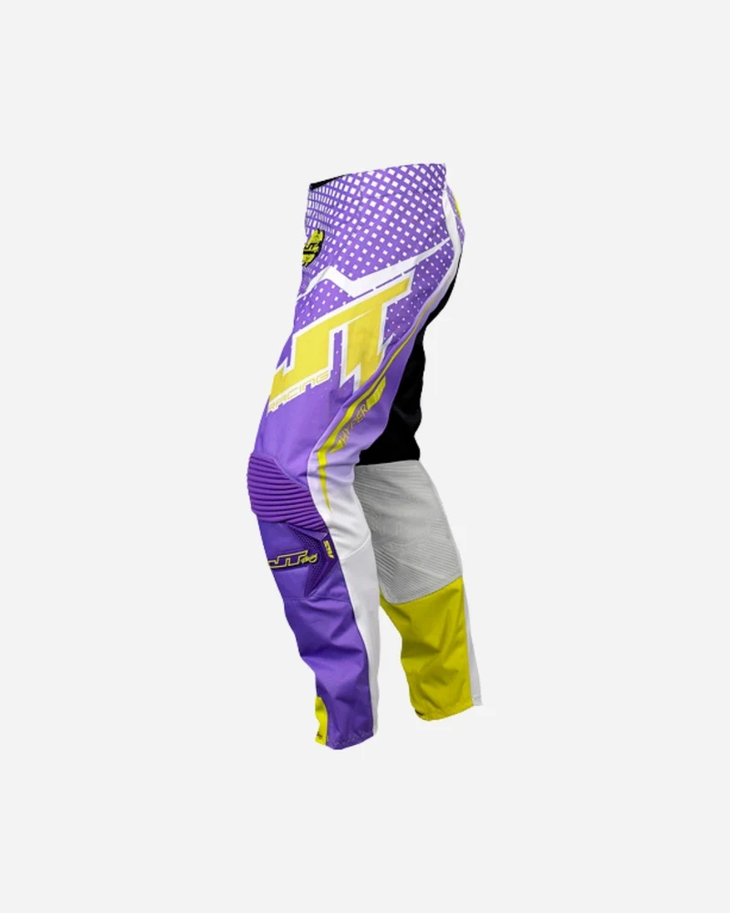 Pantalon JT Racing Hyper Voltage - Violet/Jaune