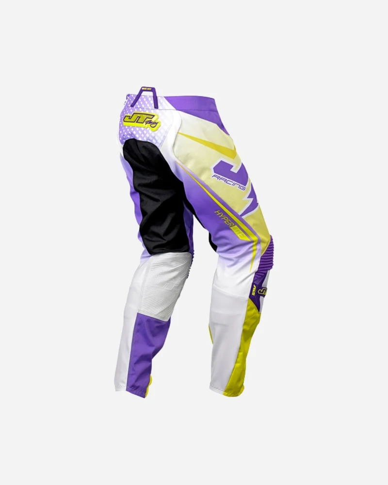Pantalon JT Racing Hyper Voltage - Violet/Jaune