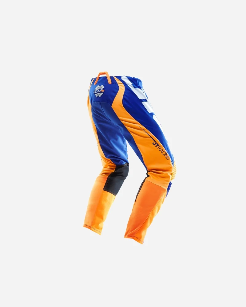 Pantalon Enfant JT Racing Evolve - Bleu/Orange