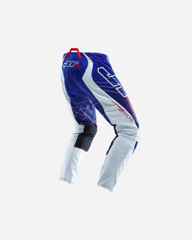 Pantalon JT Racing Evo Lite Lazer - Bleu/Blanc