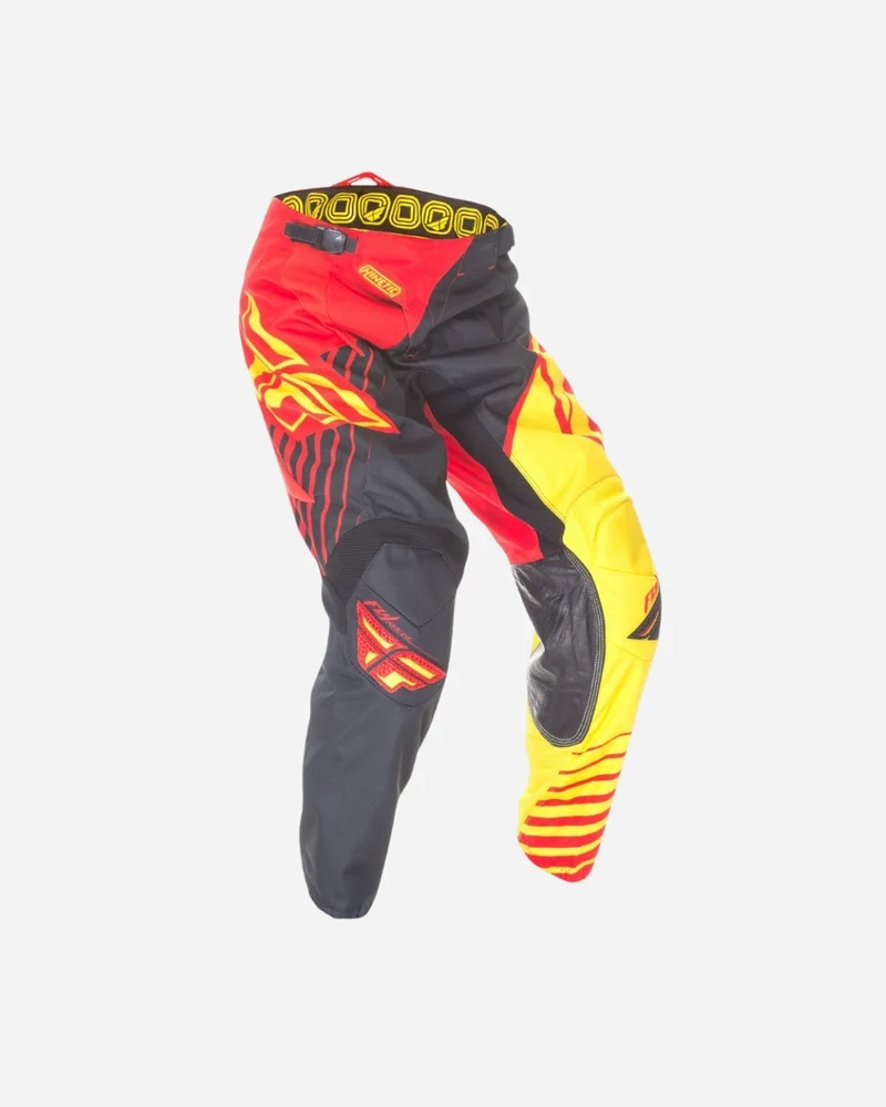 Pantalon Fly Racing Kinetic Vector - Rouge/Noir/Jaune
