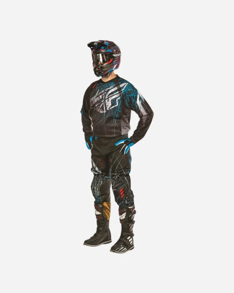 Pantalon Fly Racing EVO Spike - Noir/Bleu