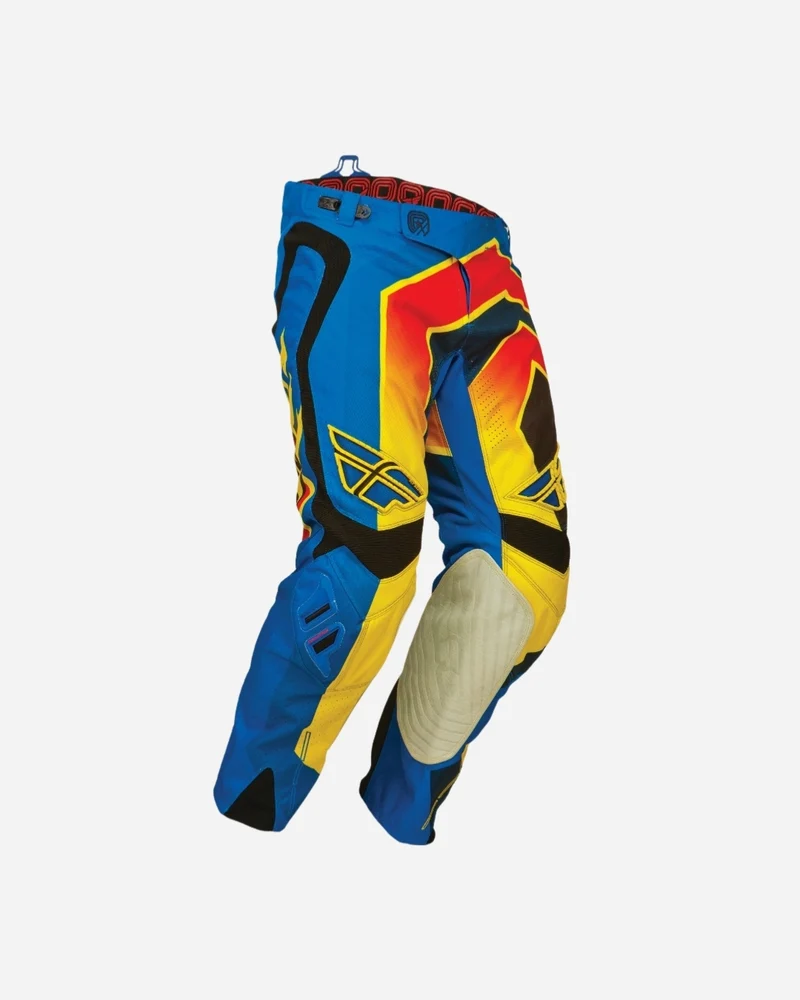 Pantalon Fly Racing EVO Vertigo - Bleu/Jaune/Noir