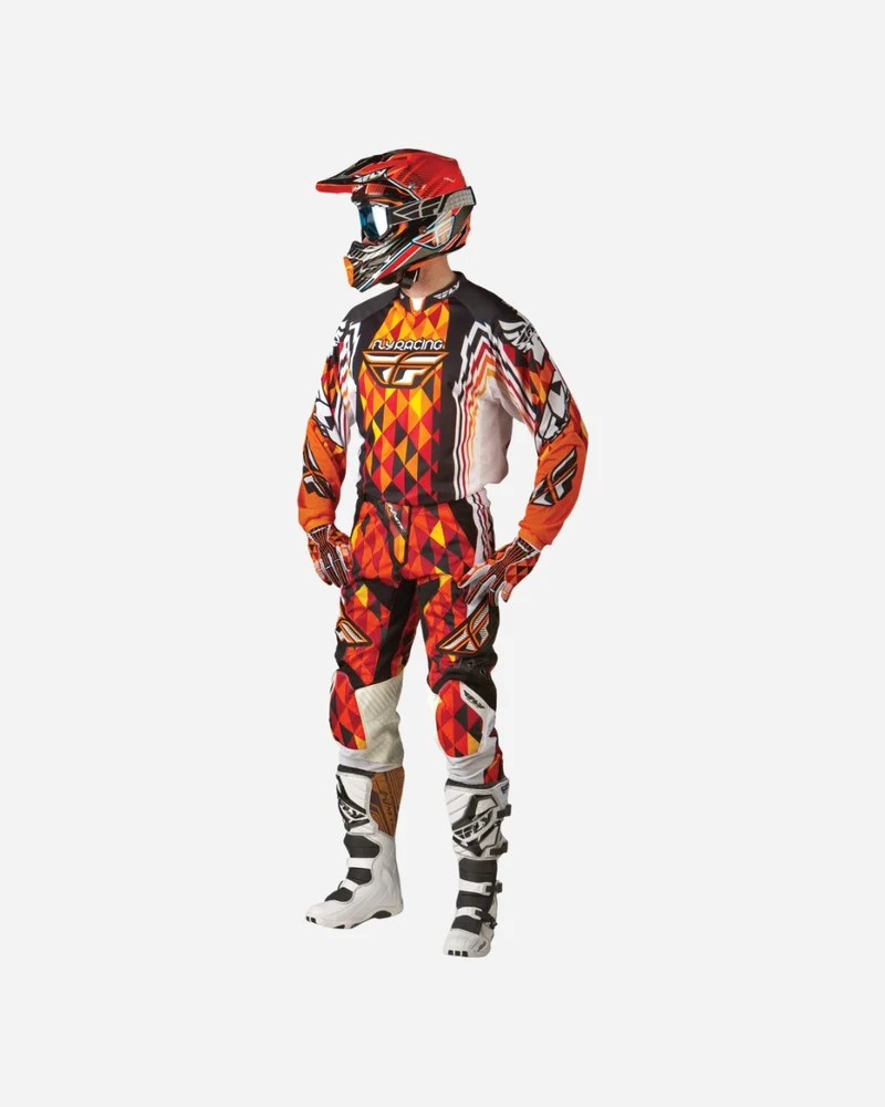 Pantalon Fly Racing Kinetic - Orange/Noir