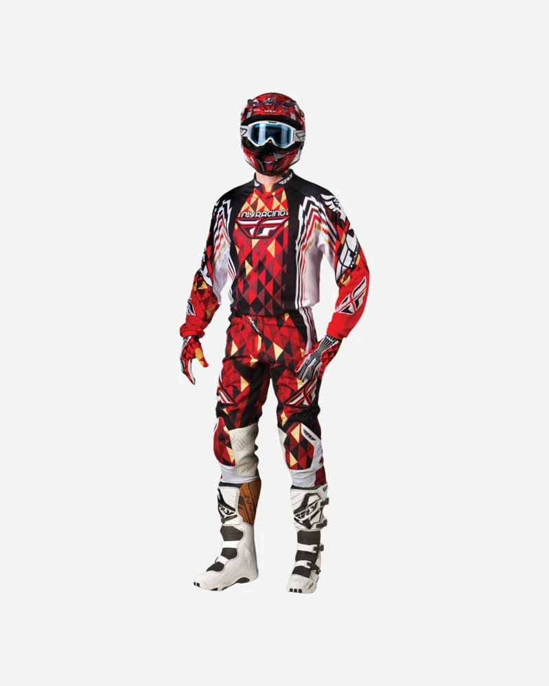 Pantalon Fly Racing Kinetic - Rouge/Noir