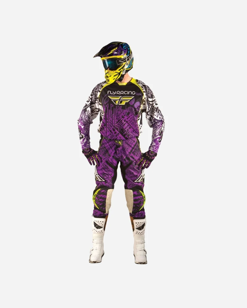 Pantalon Fly Racing Evolution - Violet/Noir