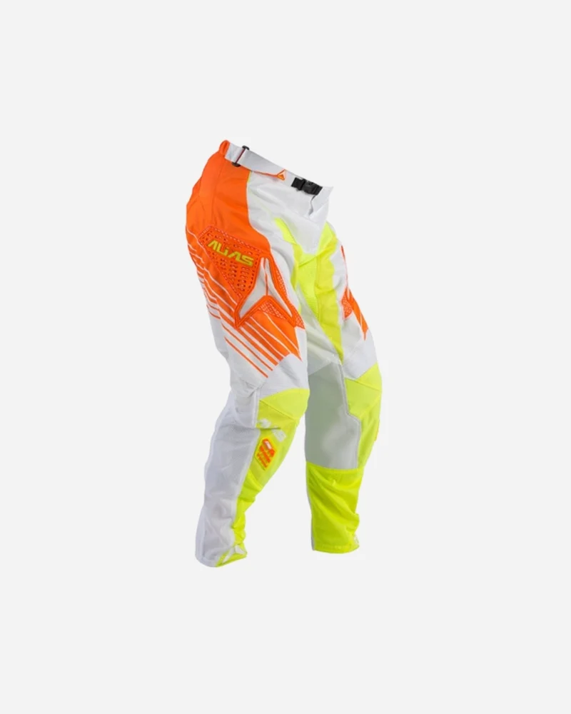 Pantalon Alias Racing A1 - Orange Néon/Jaune Néon